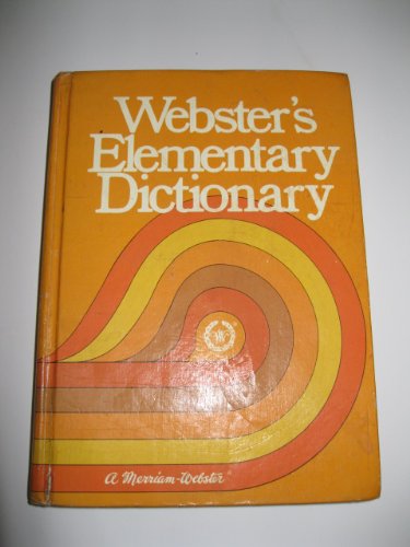 Webster's elementary dictionary 0278459927 Book Cover