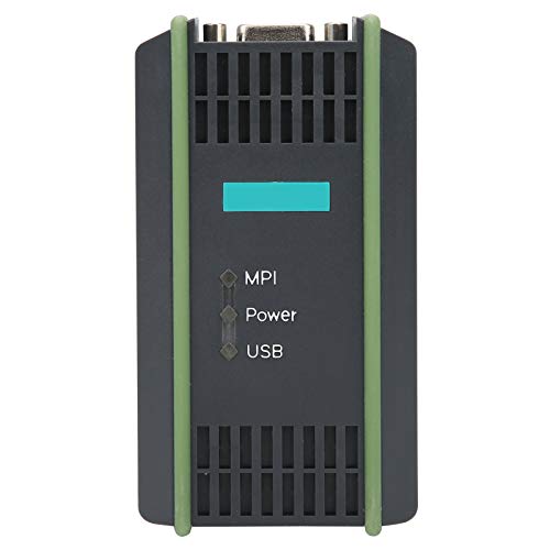 lyrlody Cable de Programación USB-MPI compatible con S7 300, Adaptador PLC 6GK1571 0BA00 0AA0, Aislamiento Óptico, Conectores Niquelados, Soporte PPI MPI