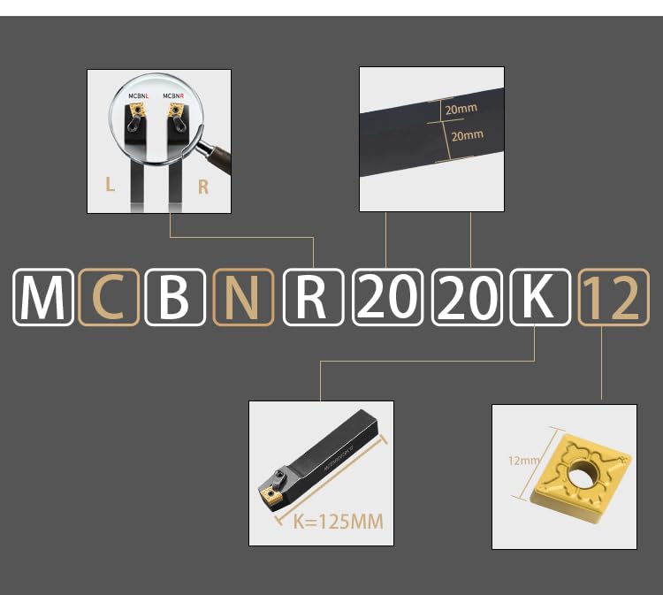 Portaherramientas de torneado MCBNR2525M16 miniatura 4