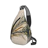 Hohe Speicherkapazität: Diese Brusttasche kann viele Gegenstände wie iPad, Bücher, Kleidung, Kameras usw. halten.