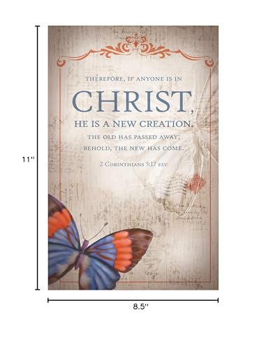 New Creation Church Bulletins Package of 100 - Welcome The Congregation, Share Church Information and Services On Quality Church Bulletin Paper - General Worship Bulletins - Image 3