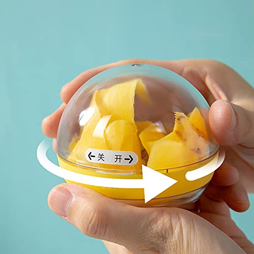 Multifunctional Peeler, Peeling Knife With Storage Box, Household Potato Fruit And Vegetable Peeling Artifact, Anti-Dandruff Mini Peeler (Blue-Green) #TOP4