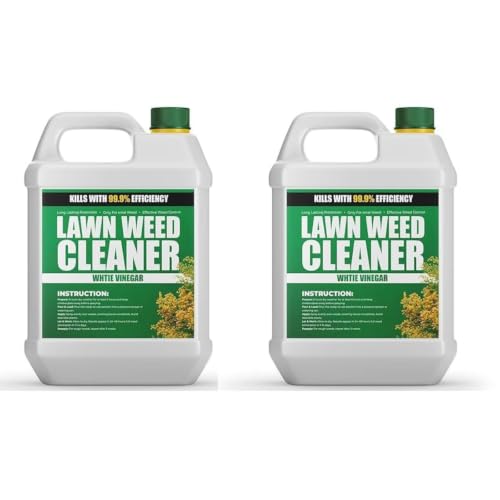 Weed Killer 5L x 2 (10L Total)– Extra Strong Fast-Acting Acetic Acid Formula – Kills Weeds & Roots with Visible Results in 2–3 Days – Ideal for Gardens, Paths & Driveways – Eco-Friendly