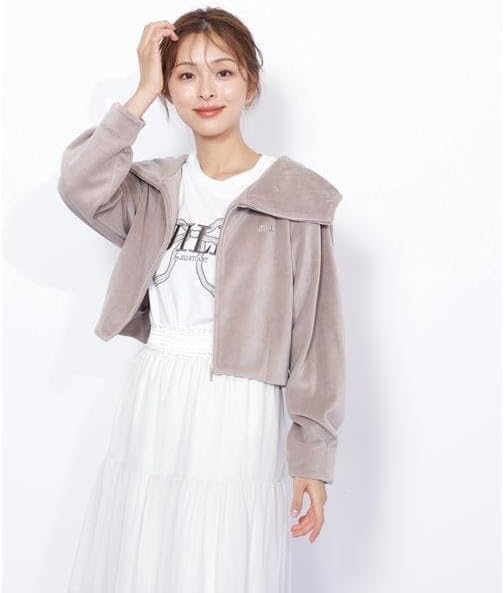 [ジル バイ ジルスチュアート] ベロアフーディ