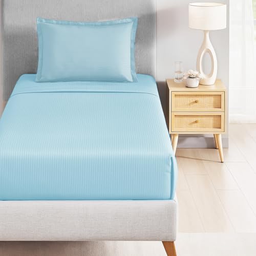 Image of myTrident Bedsheet for Single Bed Cotton| 210 TC | 60 inch x 90 inch | Orion