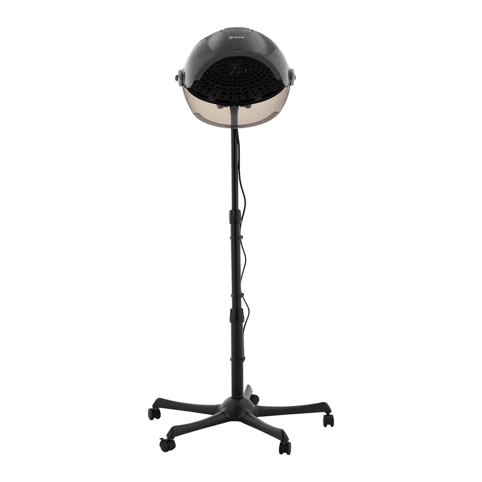 physa PHY-1650HD-04 BLACK Casco per capelli con stativo 1.650 W Nero - 66 °C