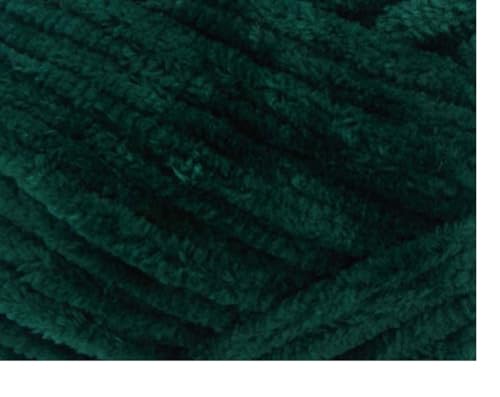 Image of Premier Yarns Parfait Chunky Chenille 3.5 Oz 6 Super Bulky Weight 3 Pack Bundle with Bella's Stitch Place Holders (Ivy)