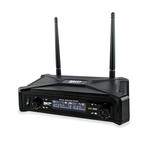 MICROFONE SEM FIO DE MAO DUPLO UHF 300D
