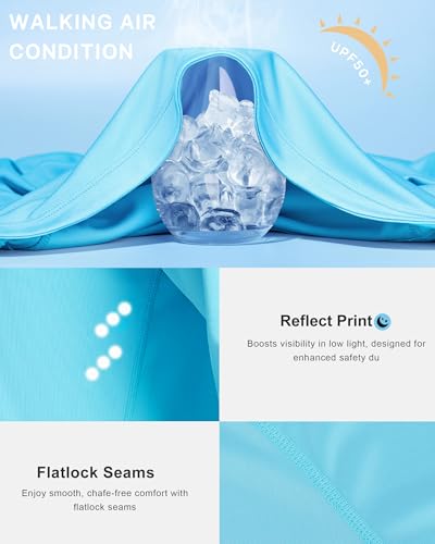 image for 4ucycling Men's UPF 50+ Swim Shirts, Sun Protection Short Sleeve Rash 