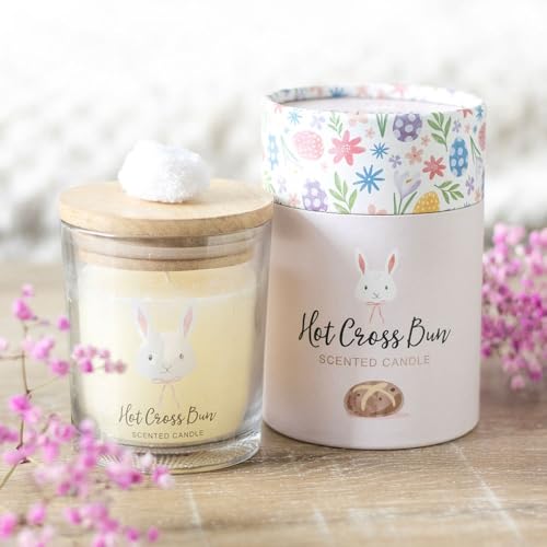 Hot Cross Bun Scented Easter Candle