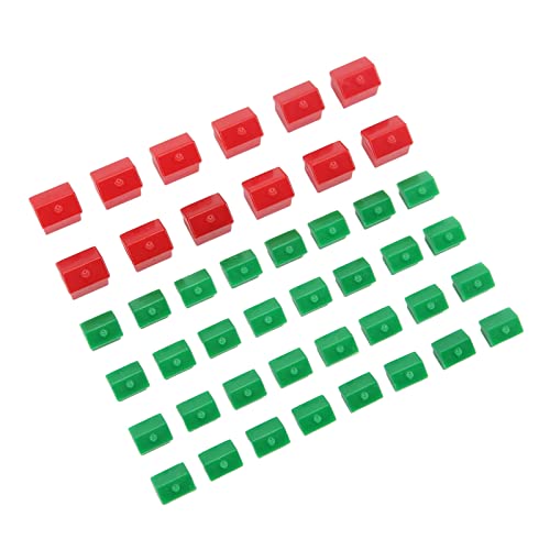 Hotel Game Replacement Pieces, Replacement Pieces Game Plastic Hotels Houses Game Piece Supplement Accessories