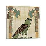 Vintage Posters Egyptian Papyrus Bird Mural Ancient Egyptian Culture and Art Posters Wall Art Painti