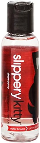 Slippery Kitty Au Naturel Water Based Strawberry Flavored Lubricant 2oz