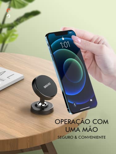Suporte para Celular Veicular Carro Magnético imã 360º BEKXO
