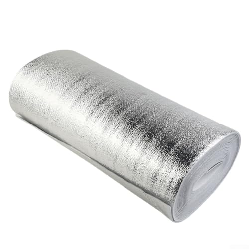 Aislamiento de ventanas para invierno en casas y suelos mediante espuma térmica aluminizada