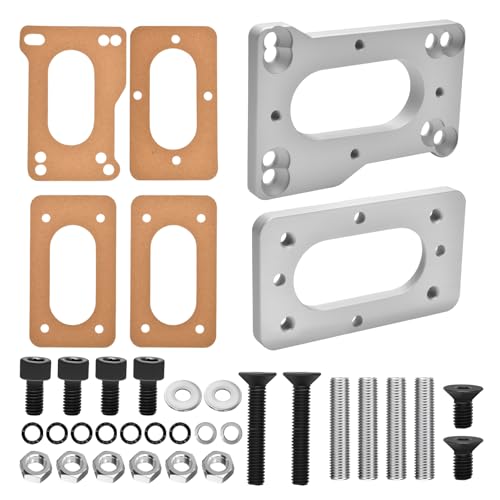 Carburetor Adapter Conversion Kit Compatible with Toyota 20R 22R & Weber 32/36 DGEV 38/38 DGES, Replaces 99004222