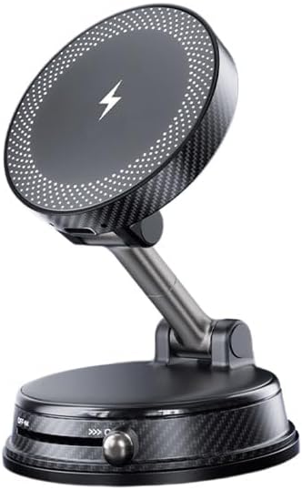 Mobile Phone Holder with Wireless Charging Magnetic Suction Rotating Function Universal for Cars