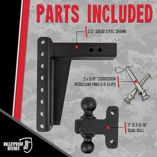 BulletProof Hitches - 2.5" Adjustable Heavy Duty Trailer view 8