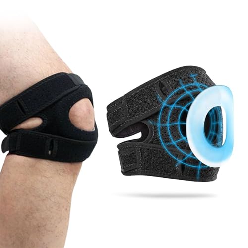 Giutsaull Rodillera Rotuliana Deportiva, Cinta Rotuliana Rodilla, Rodilleras Menisco y Ligamento, Ortho Rodilla, Correa de Soporte Del Tend贸n Rotuliano, para Artritis Desgarro de Menisco