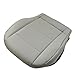 Priprilod Perforated Leather Driver and Passenger Side Bottom Replacement Seat Cover Gray Fit for Mercedes-Benz W203 C230 2005 2006 2007