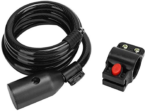 image for ZHB 20 Fingerprints Flexible Bike Lock,Bicycle Lock with USB Charge IP