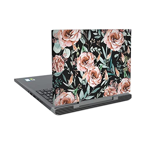 Autocollant vinyle Dell Inspiron 15 7000 anti-rayures motif floral Anis Illustration