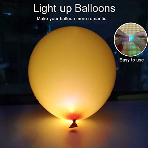 Jjgoo 100Pcs Led Balloon Light Mini Round Balls Lights, Waterproof Tiny Led Light Long Standby Time Lights For Balloon Paper Lantern Easter Eggs Birthday Party Wedding Halloween Christmas Decoration #TOP4