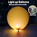 JJGoo 100pcs LED Balloon Light Mini Round Balls Lights, Waterproof Tiny Led Lights for Paper Lantern Easter Eggs Birthday Party Wedding Halloween Christmas Decoration