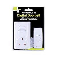Algopix Similar Product 2 - WIRELESS PLUG IN DIGITAL DOORBELL.