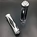 HTTMT MT081A-1-CD Chrome Skull Diamon Hand Grip Handlebar Grips 1 Inch 25mm Compatible with Suzuki Marauder Intruder 800 1400 1500 Boulevard