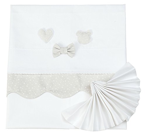Drap de lit pour bébé en coton FILET pour de douces siestes dans son berceau