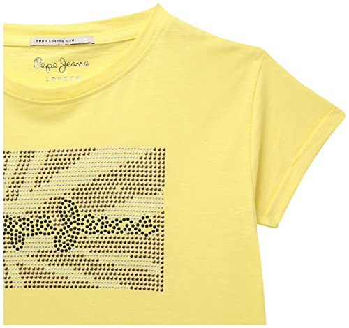 Image of Pepe Jeans Girl's Solid Regular Fit T-Shirt