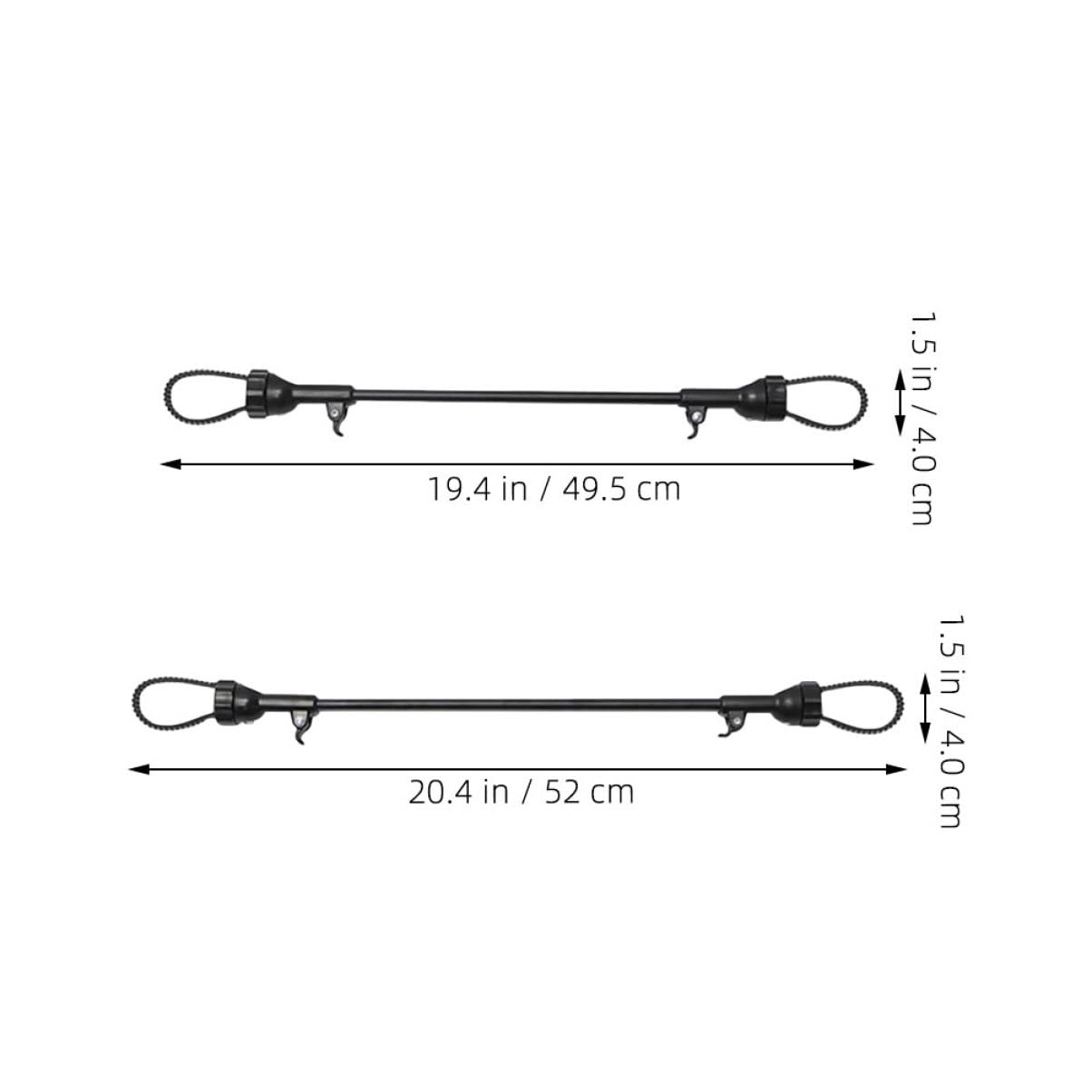 UPKOCH Twin Baby Stroller Connector Set 2pcs Detachable Adjustable Adapter for Twin Strollers Lightweight Foldable Pushchair Coupler for Easy Storage and Toddler Outings
