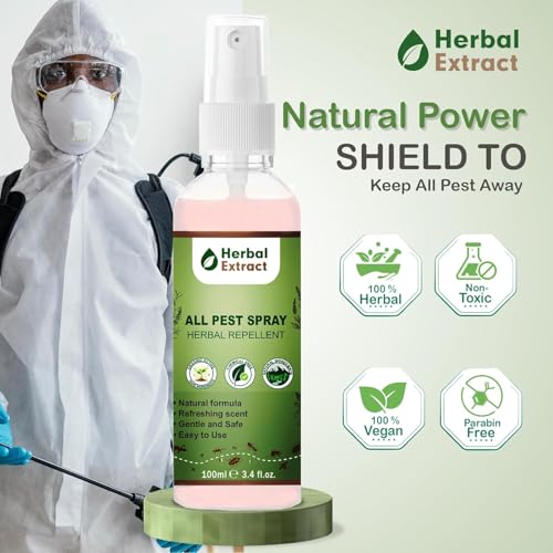 Image of All-in-One Insect Repellent Spray 100ml | Natural Room Spray for Mosquitoes, Cockroaches, Lizards, Ants & Flying Insects | Chemical-Free,Irritant-Free | Safe for Baby,Pets & Plants | Pack of 1