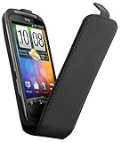 BIGBEN CONNECTED Modelabs HTC Desire S_Etui Coque de Protection avec Rabat en Cuir dedié Couleur Noir