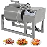 Kommerzielle Vakuum-Mariniermaschine mit bidirektionaler Rotation und 3 Geschwindigkeiten für schnelles Marinieren von Fleisch, Wurst, Speck und Gemüse