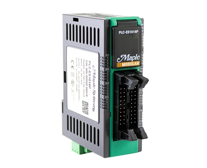 Image of Compact PLC, Kit, 16 Digital Inputs /Outputs, Built-in PID Control, High-Speed Counter, 24VDC, Maple Systems, PLC-ES1616P-KIT