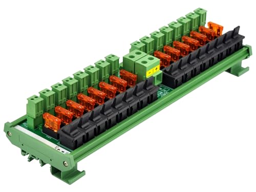 Module de distribution d'alimentation CC 16 canaux rail DIN - 2