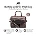 Buffalo Leather Pilot Bag (Dark Walnut)