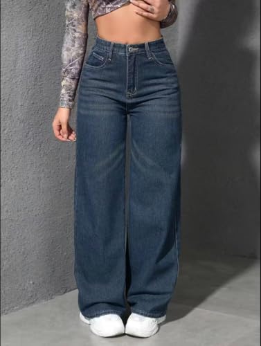 Image of Nifty Women's Denim Stretchable Baggy Fit Jeans || Available in Multiple Shades