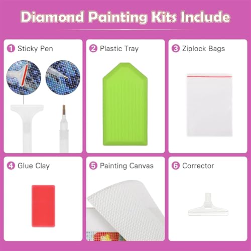 Kit complet de diamond painting lion, l'idée cadeau créative idéale
