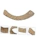 Toyvian Natural Sea Grass Lizard Hammock Mat Handmade PET Resting Mat for Reptiles Light Brown Color for Lizards and Small Pets