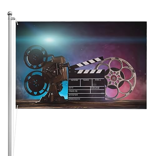 Bannière Clap de Cinéma pour Décoration de Jardin et Événements