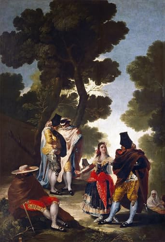 Image sur toile Goya déco murale Affiche Impression d'art 60x90