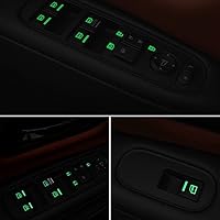 Vista 5 de 240 calcomanías luminosas para automóvil, panel de instrumentos, botón de decoración de camión, interruptor basculante, etiqueta de circuito