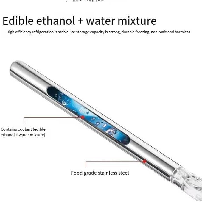 Miniatura 5 de WITTYL Palo De Enfriamiento De Vino Vino Buddy, Palo De Enfriamiento De Vino Vino Buddi, Enfriador De Vino De Acero Inoxidable De Tres En Uno, Con