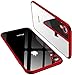 TORRAS Clear iPhone XR Case, Ultra Thin Slim Fit Soft Silicone TPU Protective Cover Cases Compatible with iPhone XR, Red
