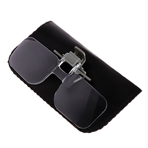 VEED 2X Estilo de Gafas Lupa Lupa con Clip para Leer