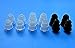 Comfort Fit Kit (FL) Replacement Eartips Earbuds Eargels Compatible with Etymotic etyBLU2, ER-4, hf5, hf3, hf2, mc5, mc3, mc2, and ETY Kids in Ear Stereo Earphones Headset