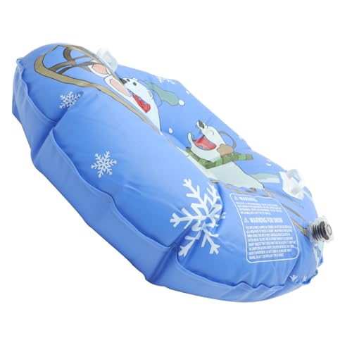 Luge gonflable en tube épais anti-crevaison pour sécuriser les jeux de neige des adolescents